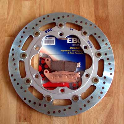 EBC Pro-Lite front rotor, OEM replacement