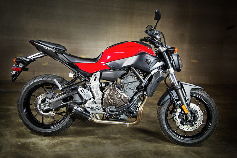 M4 Exhaust FZ-07 15-20 - Click Image to Close